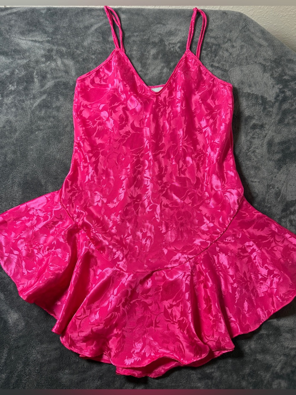 VTG Heiress Peplum Coquette Fairycore Lingerie Slip Ballet Sleepwear Small